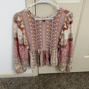 American eagle boho chic top